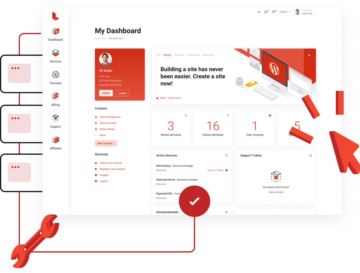 Domain Transfer - Simple domain management